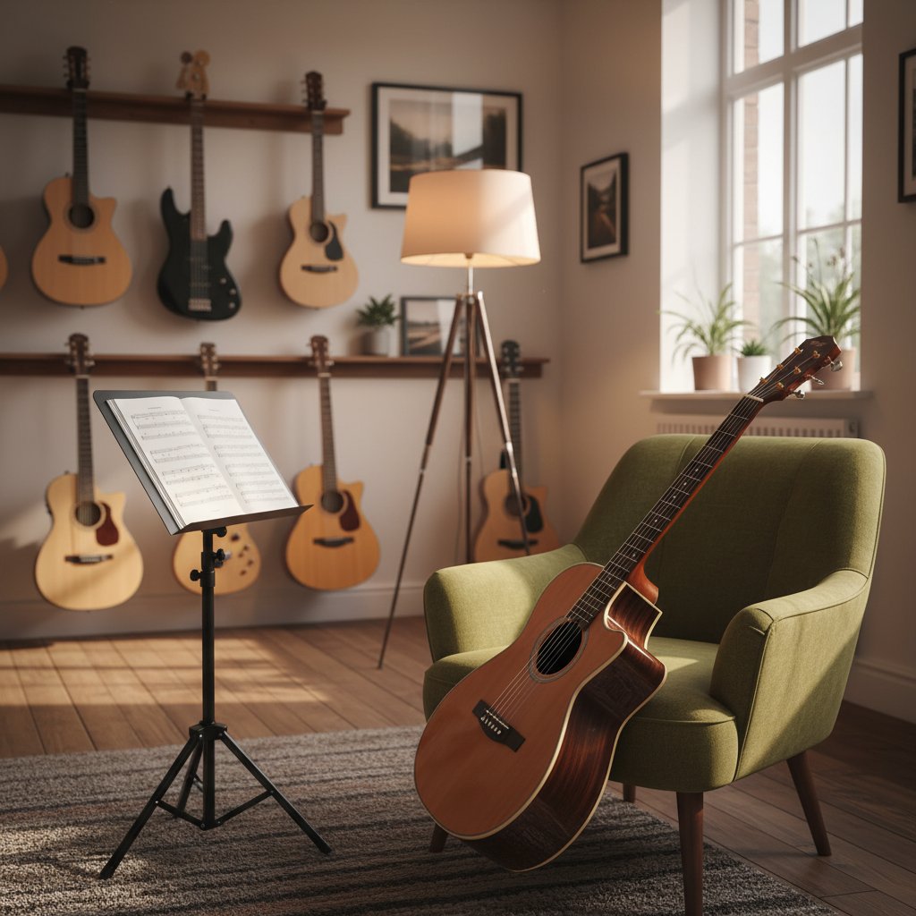 Guitar learning environment at Essentialanswers